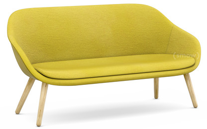 About A Lounge Sofa for Comwell Hallingdal 420 - gelb|Eiche lackiert