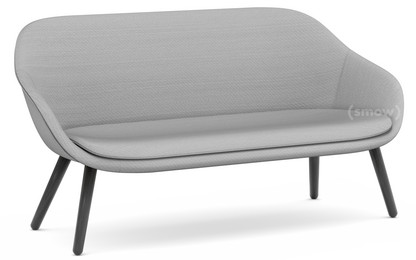 About A Lounge Sofa for Comwell Steelcut Trio - hellgrau|Eiche schwarz lackiert
