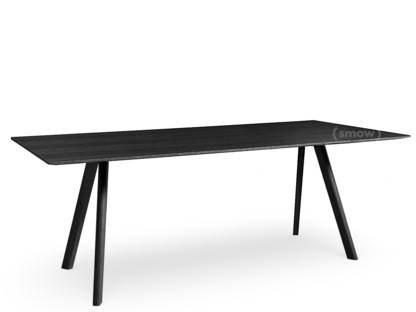 Copenhague Table CPH30 L 200 x B 90 x H 74|Eiche schwarz lackiert|Eichefurnier schwarz lackiert