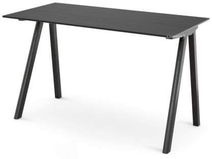 Copenhague Desk CPH90 Eiche schwarz lackiert|Eichefurnier schwarz lackiert