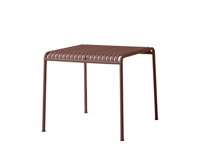 Palissade Table Iron red|L 82,5 x B 90 cm