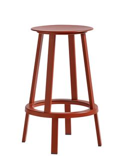 Revolver Bar Stool Küchenvariante: Sitzhöhe 65 cm|Rot