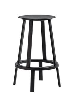 Revolver Bar Stool Küchenvariante: Sitzhöhe 65 cm|Schwarz