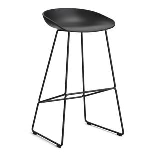 About A Stool AAS 38 Barvariante: Sitzhöhe 74 cm|Stahl pulverbeschichtet schwarz|Black 2.0