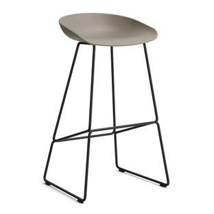 About A Stool AAS 38 Barvariante: Sitzhöhe 74 cm|Stahl pulverbeschichtet schwarz|Khaki 2.0