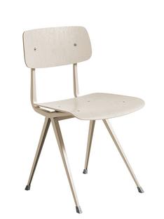 Result Chair Eiche beige lackiert|Stahl pulverbeschichtet beige