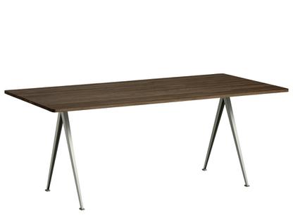 Pyramid Table 02 Eiche geräuchert|Stahl pulverbeschichtet beige