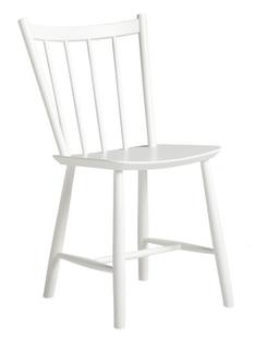 J41 Chair Buche, weiß lackiert