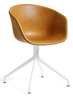 About A Chair AAC 21 Leder Sense - cognac|Aluminium weiß pulverbeschichtet