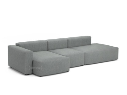 Mags Soft Sofa Kombination 4 Armlehne links|Hallingdal - blau/grau