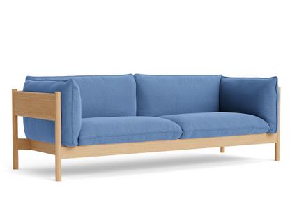 Arbour Sofa Re-wool 758 - blau/natur|Eiche geölt und gewachst
