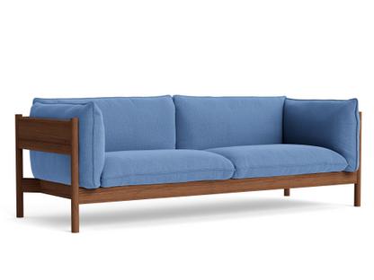 Arbour Sofa Re-wool 758 - blau/natur|Nussbaum geölt und gewachst