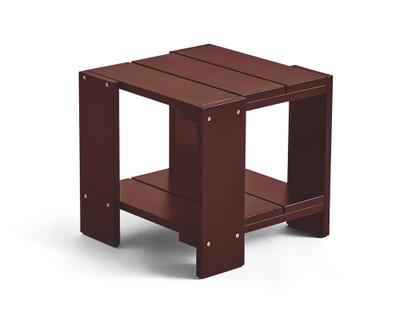 Crate Side Table Kiefer iron red lackiert