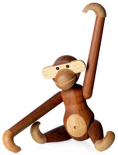 Affe Groß (H 46 cm)|Teak/Limba