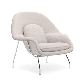 Womb Chair groß (H 92cm / B 106cm / T 94cm)|Stoff Curly - Weiß