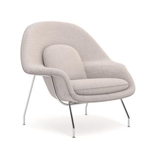 Womb Chair groß (H 92cm / B 106cm / T 94cm)|Stoff Curly - Elfenbein