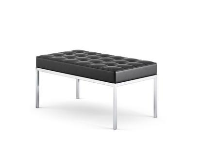 Florence Knoll Bank Zweisitzer|Volo|Black