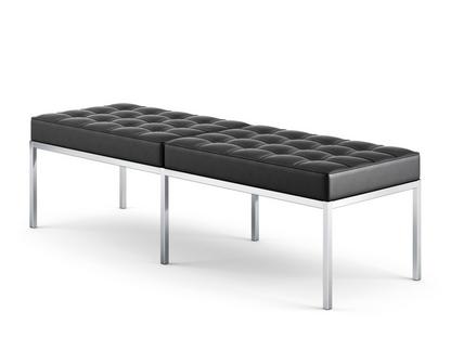 Florence Knoll Bank Dreisitzer|Volo|Black