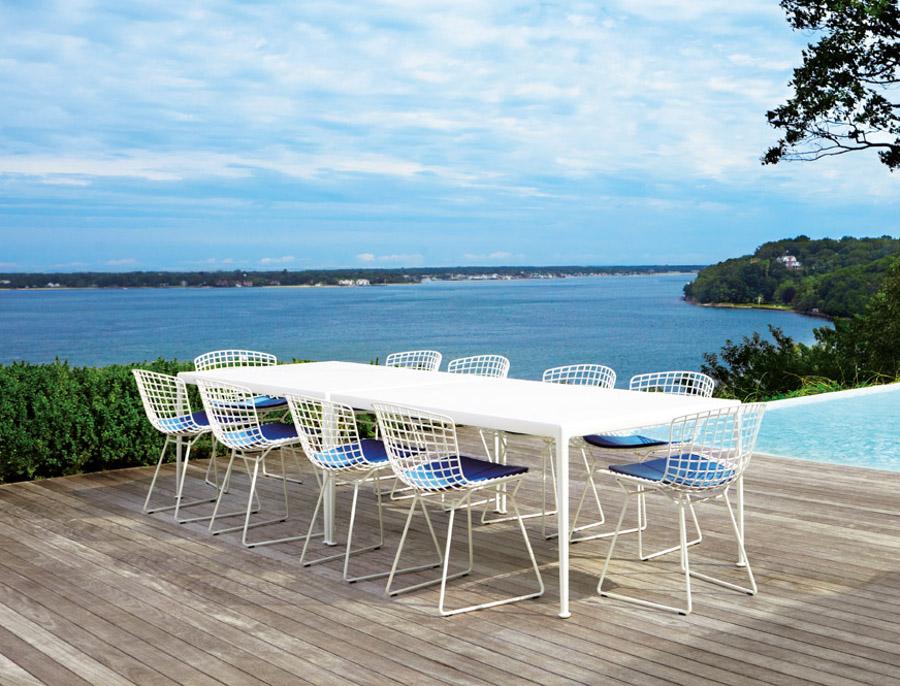 Sitz- und Rückenkissen Atlantida aus Leder für Bertoia Stuhl von Knoll –  BONWI Interieur & Design