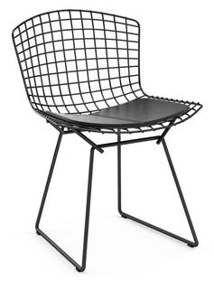 Bertoia Stuhl Schwarz|Vinyl schwarz