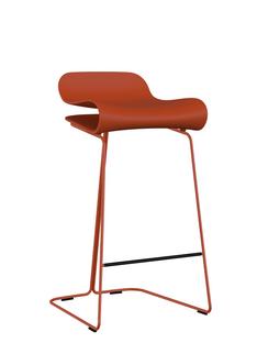 BCN Barhocker Korallenrot|Stahl, Farbton Sitzschale|Küchenvariante: 67 cm