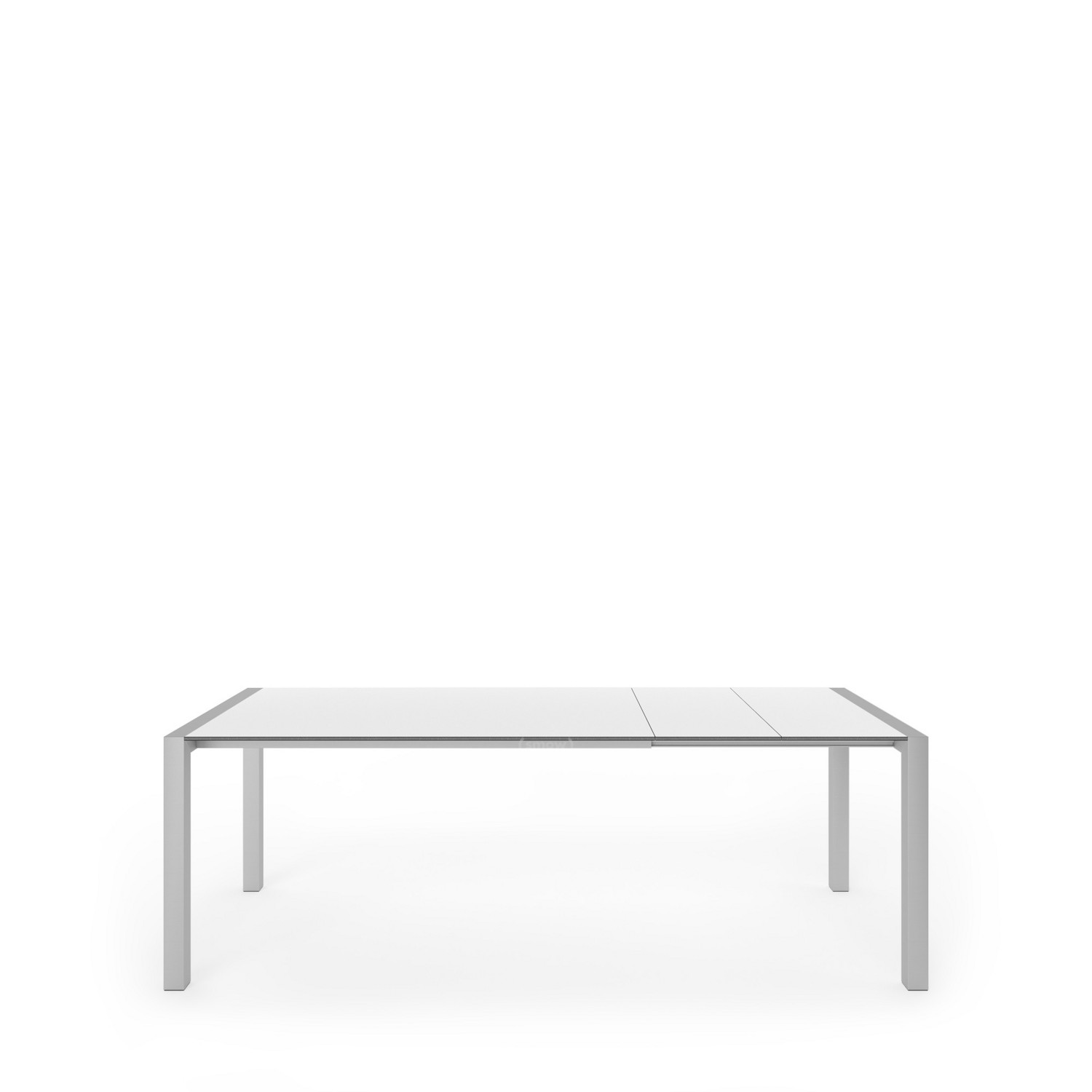 Kristalia Sushi Esstisch Laminat Weiss L 150 224 X B 90 Cm Aluminium Eloxiert Von Bartoli Design Designermobel Von Smow De
