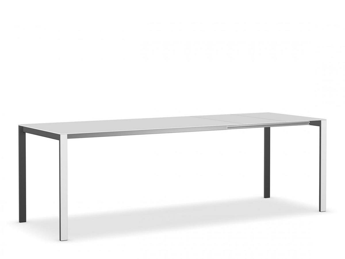Kristalia Thin K Esstisch Weiss Schwarz Von Luciano Bertoncini 2011 Designermobel Von Smow De