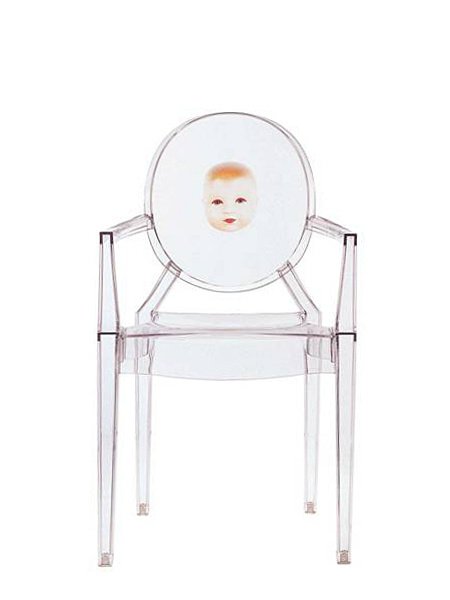 Kartell Louis Ghost, Motiv-Kind von Philippe Starck - Designermöbel ... Kartell Louis Ghost, Motiv-Kind von Philippe Starck - Designermöbel ...