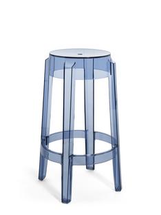 Charles Ghost Höhe 65 x ø Sitz 29 x ø Basis 46 cm|Transparent|Puderblau