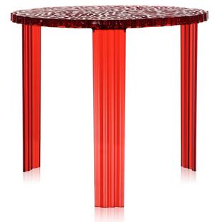 T-Table 44 cm|Transparent|Rot