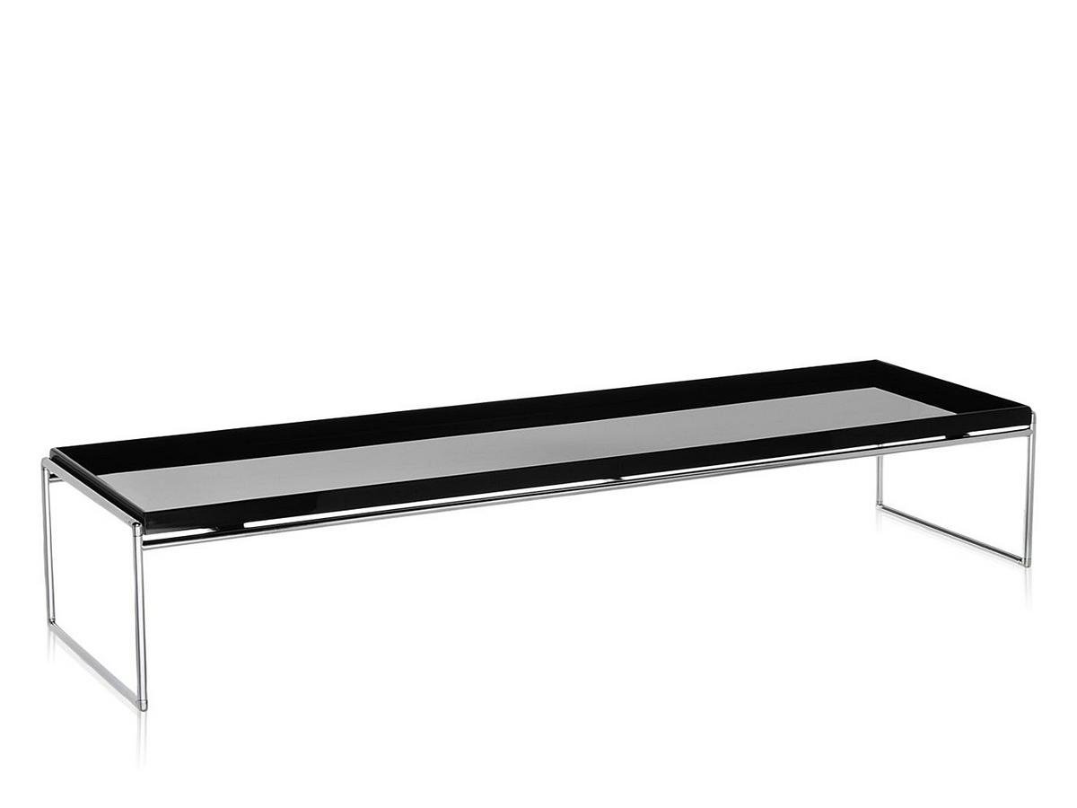 Trays Tisch 140 x 40 cm schwarz