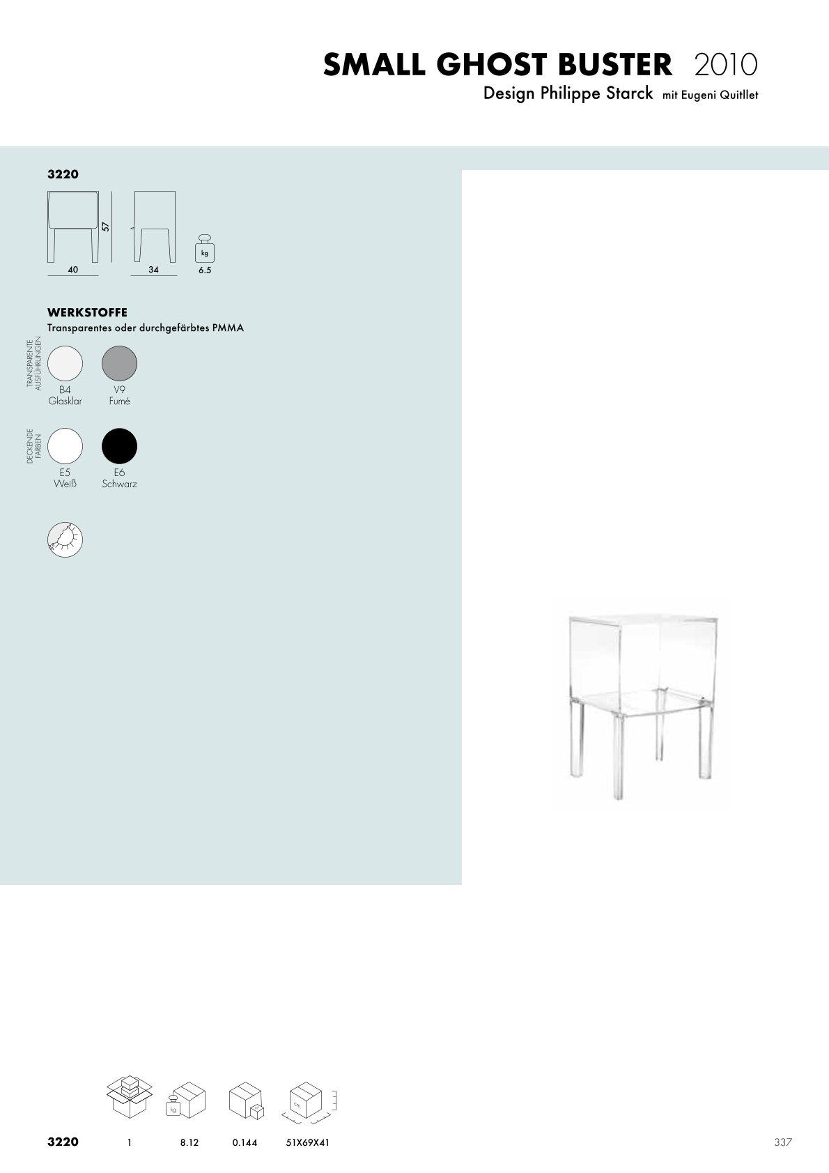 Small Ghost Buster - Comodino - Kartell - Philippe Starck - Moobilia