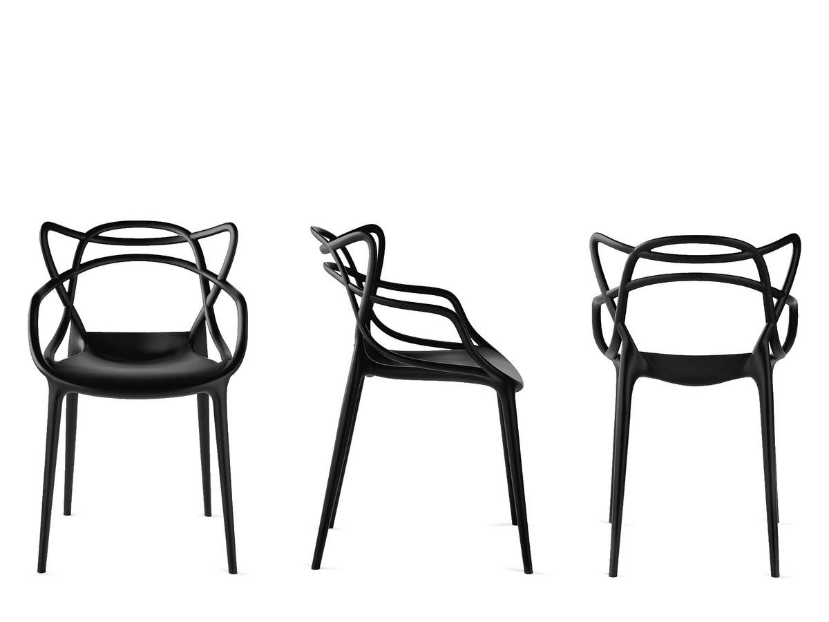 Masters 4erSet Kartell Esszimmerstühle Designermöbel von smow
