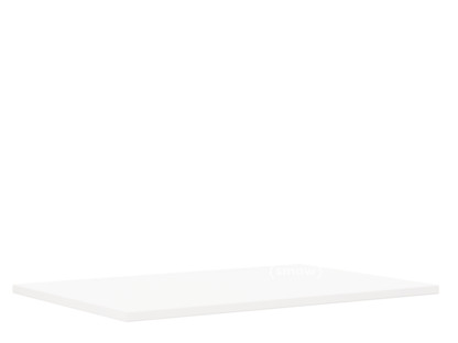 Tischplatte für Eiermann Tischgestelle Melamin weiß mit weißer Kante|140 x 80 cm