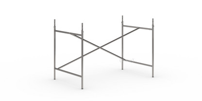 Eiermann 1 Tischgestell  Stahl farblos|versetzt|110 x 66 cm|Mit Verlängerung (Höhe 72-85 cm)