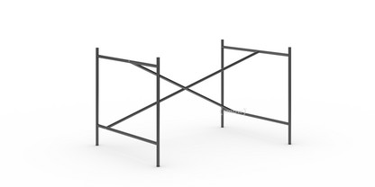 Eiermann 1 Tischgestell  Schwarz|versetzt|110 x 78 cm|Ohne Verlängerung (Höhe 66 cm)