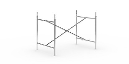 Eiermann 2 Tischgestell  Chrom|senkrecht, mittig|100 x 66 cm|Mit Verlängerung (Höhe 72-85 cm)