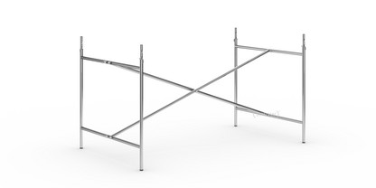 Eiermann 2 Tischgestell  Chrom|senkrecht, mittig|135 x 78 cm|Mit Verlängerung (Höhe 72-85 cm)