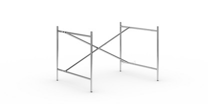Eiermann 2 Tischgestell  Chrom|senkrecht, versetzt|100 x 78 cm|Ohne Verlängerung (Höhe 66 cm)