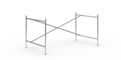 Eiermann 2 Tischgestell  Chrom|senkrecht, versetzt|135 x 78 cm|Ohne Verlängerung (Höhe 66 cm)