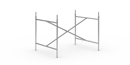 Eiermann 2 Tischgestell  Edelstahl|senkrecht, mittig|100 x 78 cm|Mit Verlängerung (Höhe 72-85 cm)