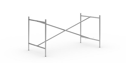 Eiermann 2 Tischgestell  Edelstahl|senkrecht, mittig|135 x 66 cm|Ohne Verlängerung (Höhe 66 cm)