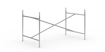 Eiermann 2 Tischgestell  Edelstahl|senkrecht, mittig|135 x 78 cm|Mit Verlängerung (Höhe 72-85 cm)