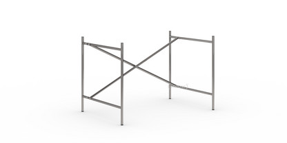 Eiermann 2 Tischgestell  Stahl farblos|senkrecht, versetzt|100 x 66 cm|Ohne Verlängerung (Höhe 66 cm)