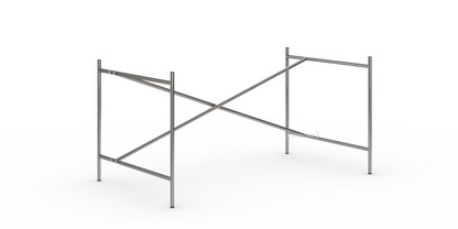 Eiermann 2 Tischgestell  Stahl farblos|senkrecht, versetzt|135 x 78 cm|Ohne Verlängerung (Höhe 66 cm)