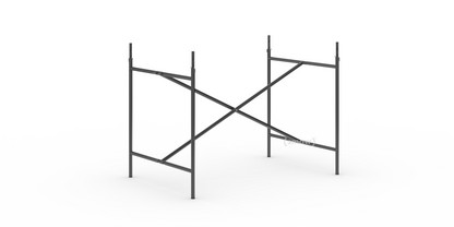 Eiermann 2 Tischgestell  Schwarz|senkrecht, mittig|100 x 66 cm|Mit Verlängerung (Höhe 72-85 cm)
