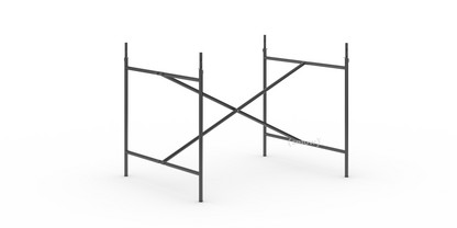 Eiermann 2 Tischgestell  Schwarz|senkrecht, mittig|100 x 78 cm|Mit Verlängerung (Höhe 72-85 cm)