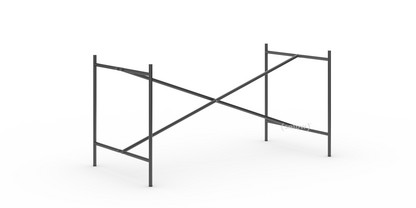Eiermann 2 Tischgestell  Schwarz|senkrecht, mittig|135 x 66 cm|Ohne Verlängerung (Höhe 66 cm)