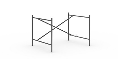 Eiermann 2 Tischgestell  Schwarz|senkrecht, versetzt|100 x 78 cm|Ohne Verlängerung (Höhe 66 cm)