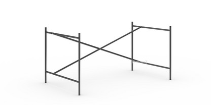 Eiermann 2 Tischgestell  Schwarz|senkrecht, versetzt|135 x 78 cm|Ohne Verlängerung (Höhe 66 cm)